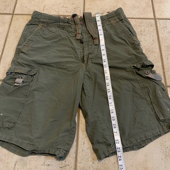 Men's UNIONBAY Olive Green Cargo Shorts - Size 34 - Picture 7 of 8
